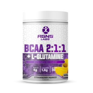 RGNS BCAA 2:1:1 L-GLUTAMINE STRAWBERRY MANGO